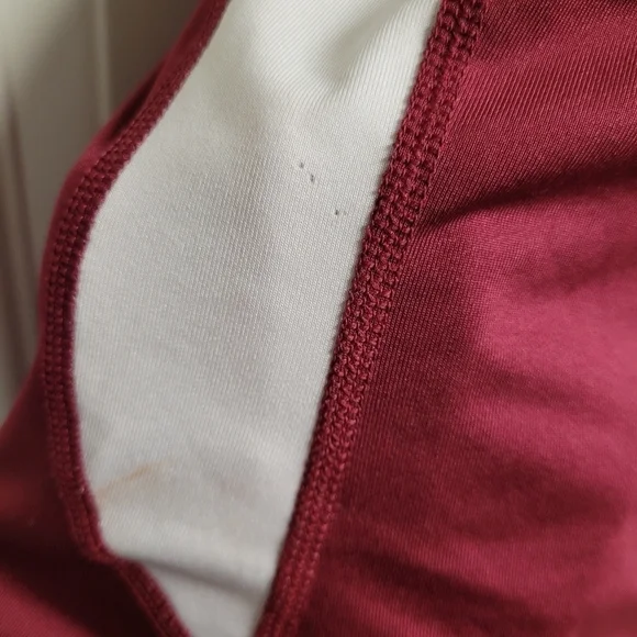 Nike Dri-fit burgundy racer back athletic tank with built-in bra - Picture 5 of 9